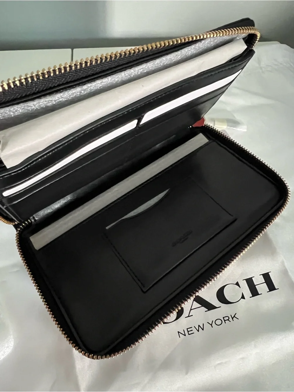 Coach Large Rowan Satchel In Signature Leather With Wallet
